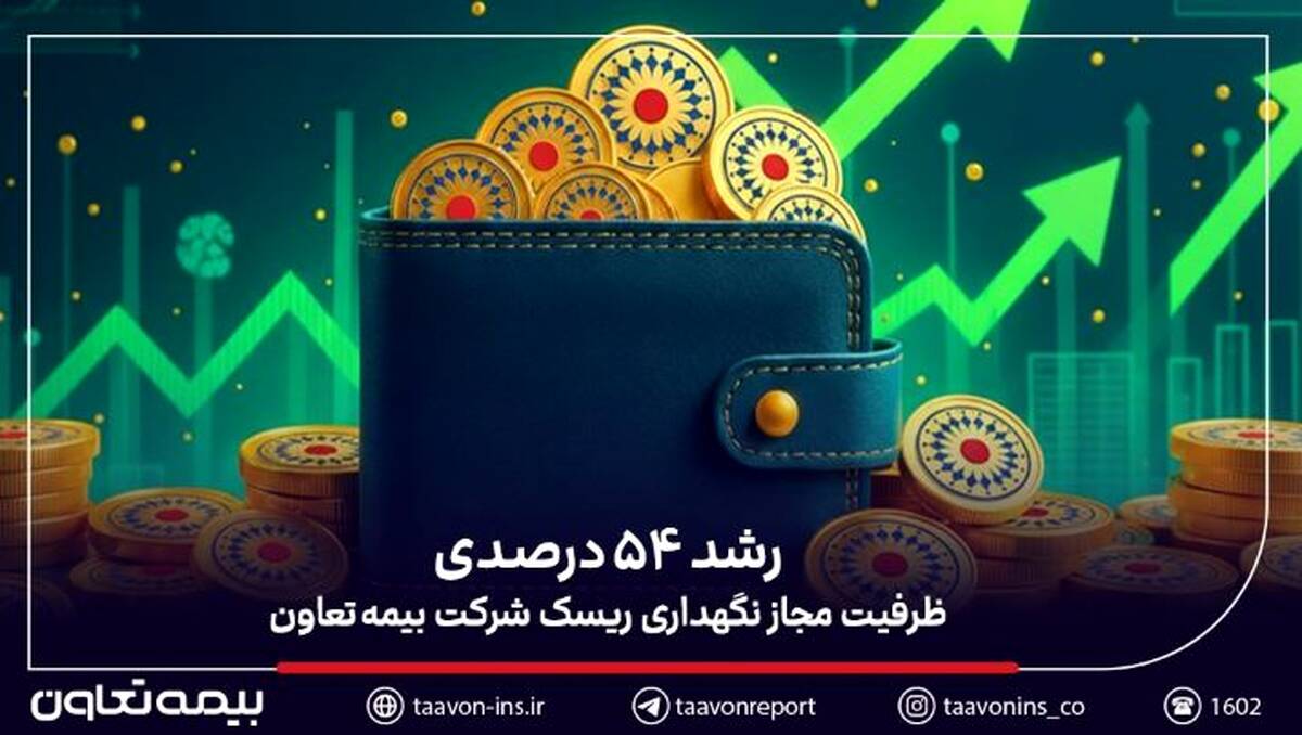 رشد ۵۴ درصدی ظرفیت مجاز نگهداری ریسک شرکت‌ بیمه تعاون