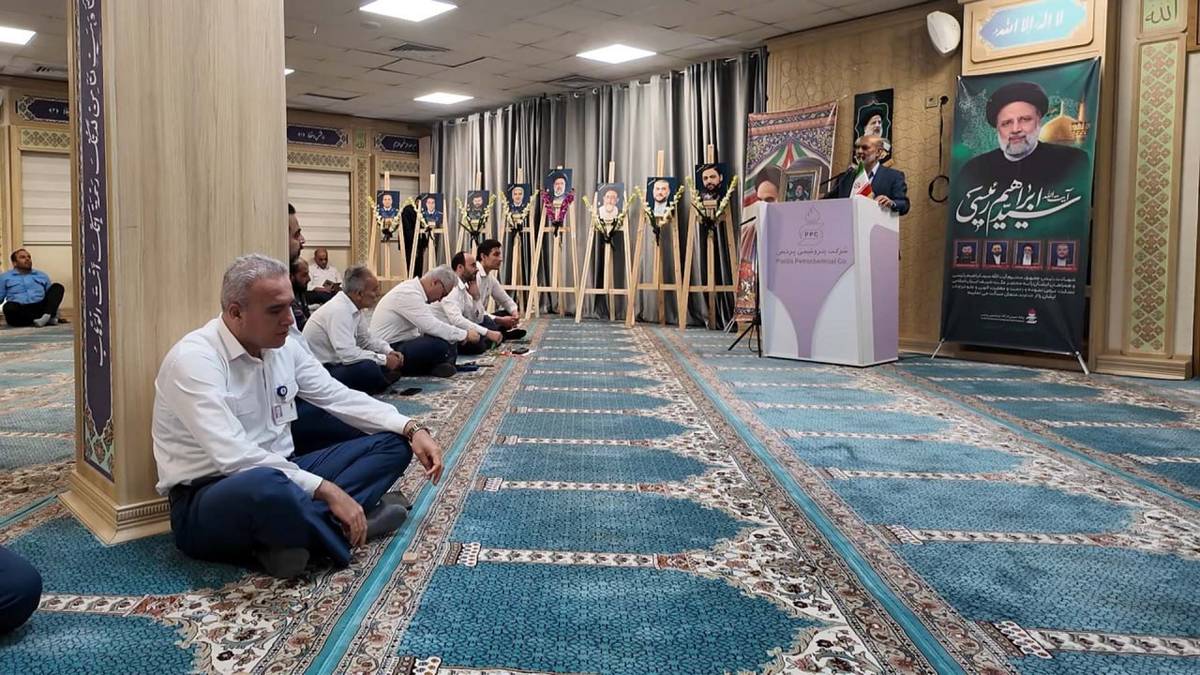 گرامیداشت سالگرد شهادت شهدای خدمت در پتروشیمی پردیس