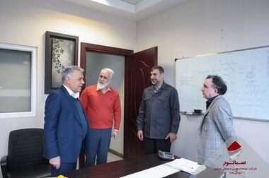 مدیرعامل صبانور از دفتر شرکت صباامید غرب خاورمیانه در تهران بازدید کرد/تأکید بر بهره‌برداری به موقع پروژه گندله‌سازی بیجار