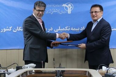 نشست مدیرعامل بیمه دانا با رئیس صندوق بازنشستگی مازندران