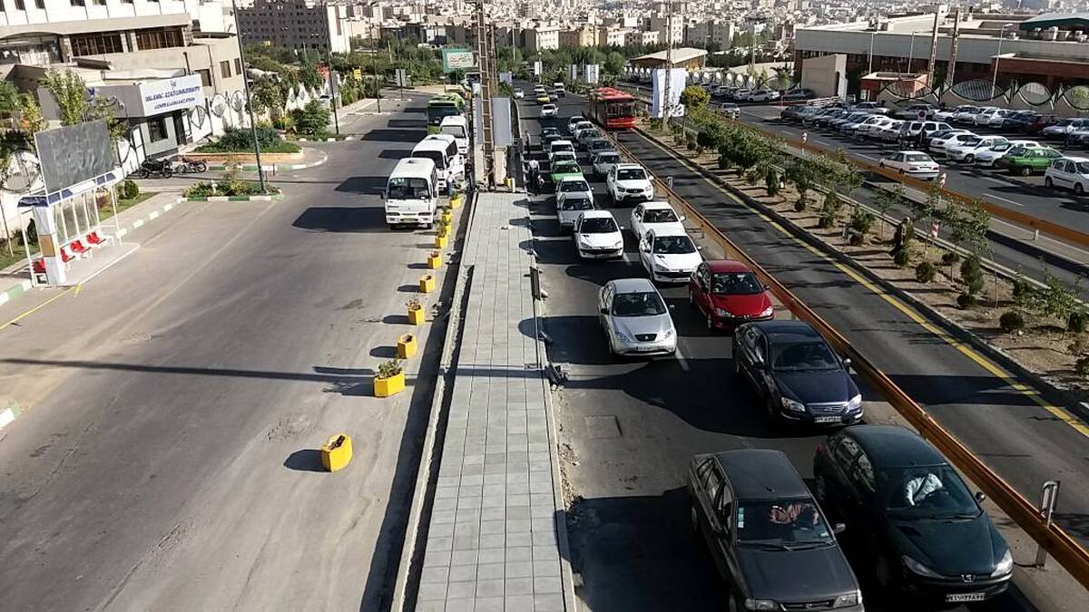 کاهش ترافیک و تسهیل تردد به دانشگاه علوم و تحقیقات