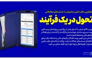 جایگزینی دفتر دارایی مشتریان با حساب‌های معاملاتی/امکان انتقال ساده منابع میان بازارها/ تجربه‌ای نو برای فعالان بازارهای مالی و مشتقه