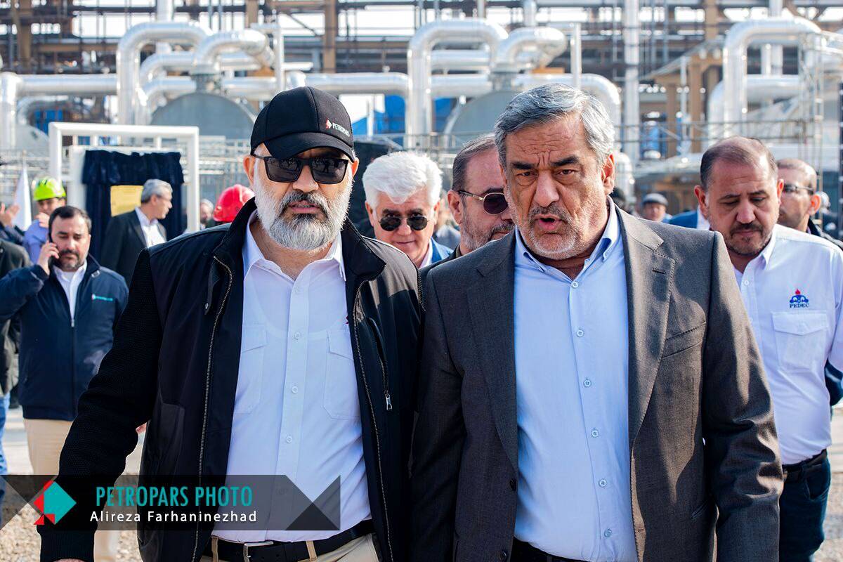 گزارش تصویری مراسم راه‌اندازی Train D واحد فرآورش مرکزی میدان مشترک آزادگان جنوبی (CTEP)
