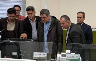 بازدید سرزده رئیس کل بیمه مرکزی از شعبه نوشهر بیمه البرز