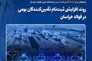 تقویت و پایداری زنجیره تأمین فولاد خراسان
