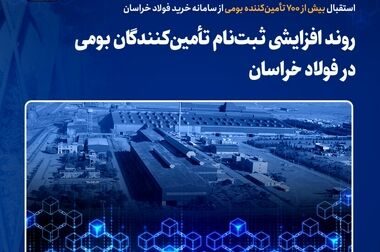 تقویت و پایداری زنجیره تأمین فولاد خراسان
