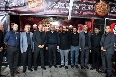  بازدید معاون بانک و بیمه وزارت اقتصاد از موکب بیمه ایران در مشهد