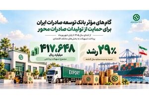 گام‌های موثر بانک توسعه صادرات ایران برای حمایت از تولیدات صادرات محور