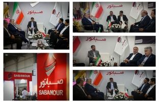 بازدید نمایندگان استان همدان در مجلس از غرفه صبانور در اولین نمایشگاه معدن کشور