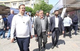 بازدید شهردار منطقه ۱۲ از دهکده سلامت در سبزه میدان