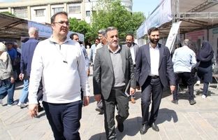 بازدید شهردار منطقه ۱۲ از دهکده سلامت در سبزه میدان