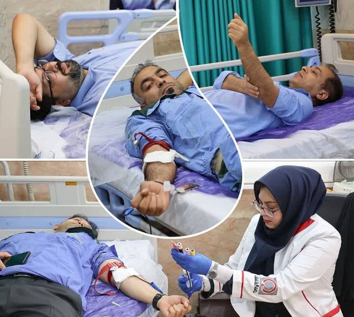 اهدای خون راهی برای پیوند کارکنان مجتمع پتروشیمی شهید تندگویان با جامعه