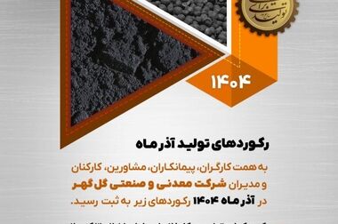  رشد ۴ برابری اشتغال بانوان در منطقه گل گهر 