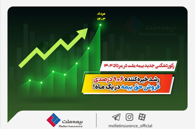 سودآوری بیمه ملت در نیمه اول سال دو برابر شد