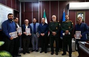 ابلاغ احکام هیئت امنای شهید گمنام نفت و گاز مارون