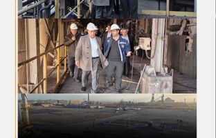 بازدید سرزده مدیرعامل از کارخانه گندله سه چاهون و بررسی مشکلات و گفتگو با کارگران این مجموعه