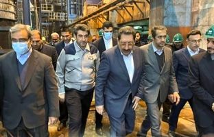 بازدید وزیر صنعت از بزرگترین کارخانه کنسانتره‌سازی سنگ آهن شرق کشور