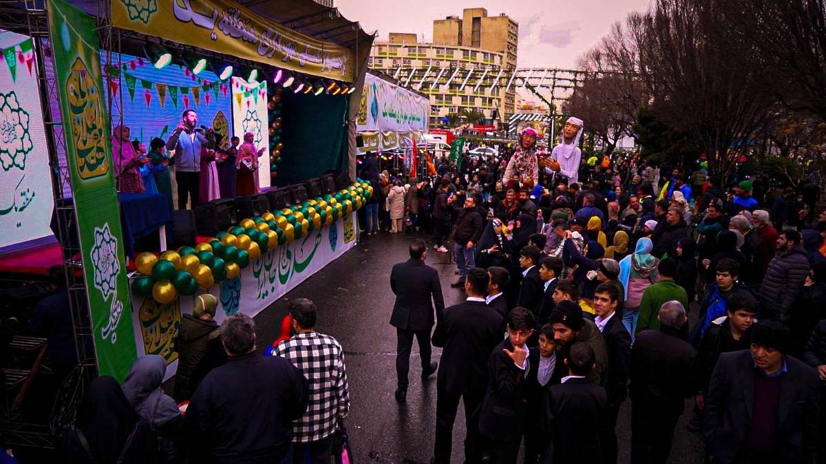 برپایی جشن‌های خیابانی شعبانیه؛ از شمیران تا میدان ولیعصر (عج) و نصب المان های نوری