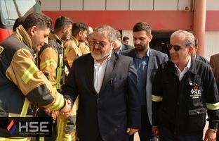 بازدید سردار جلالی از شرکت HSE پتروشیمی عسلویه / تأکید بر نوآوری در ایمنی و پدافند غیرعامل